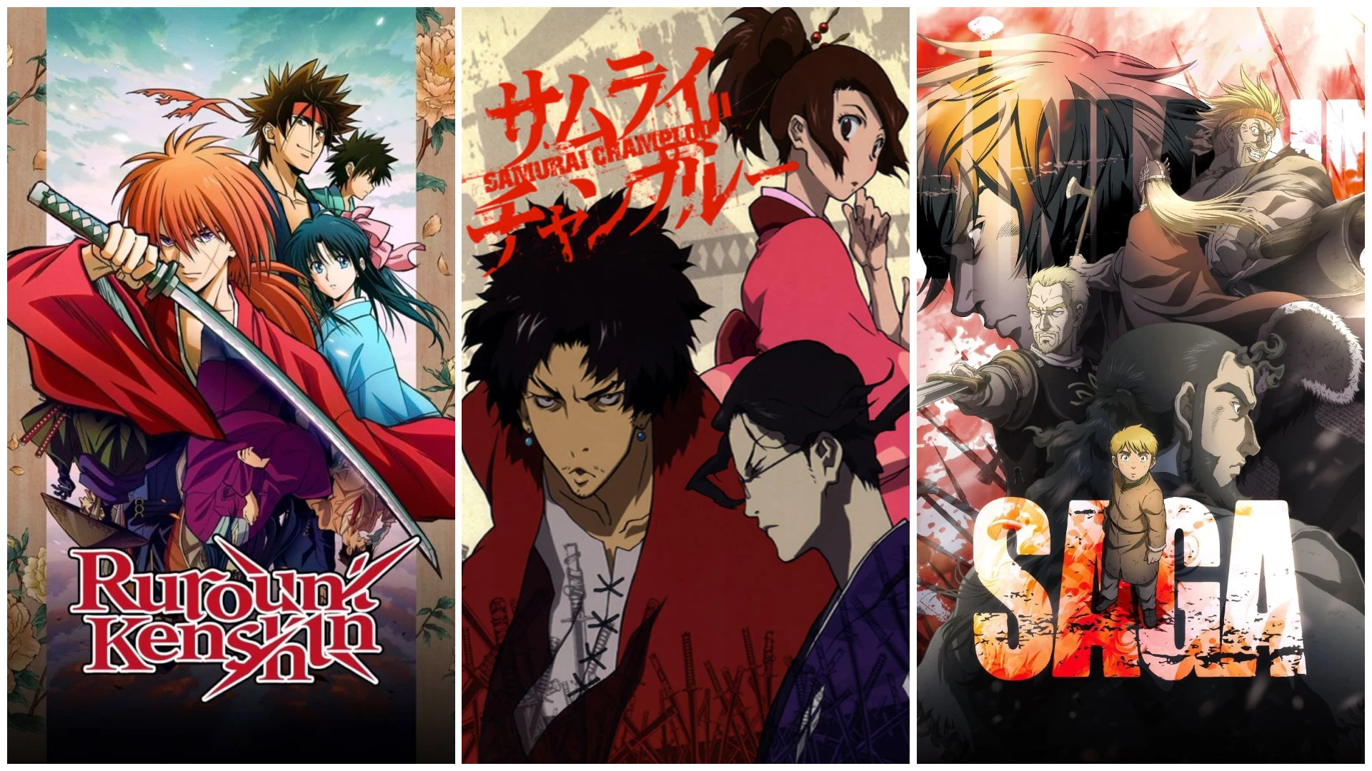 أفضل 10 أنميات ساموراي على الإطلاق