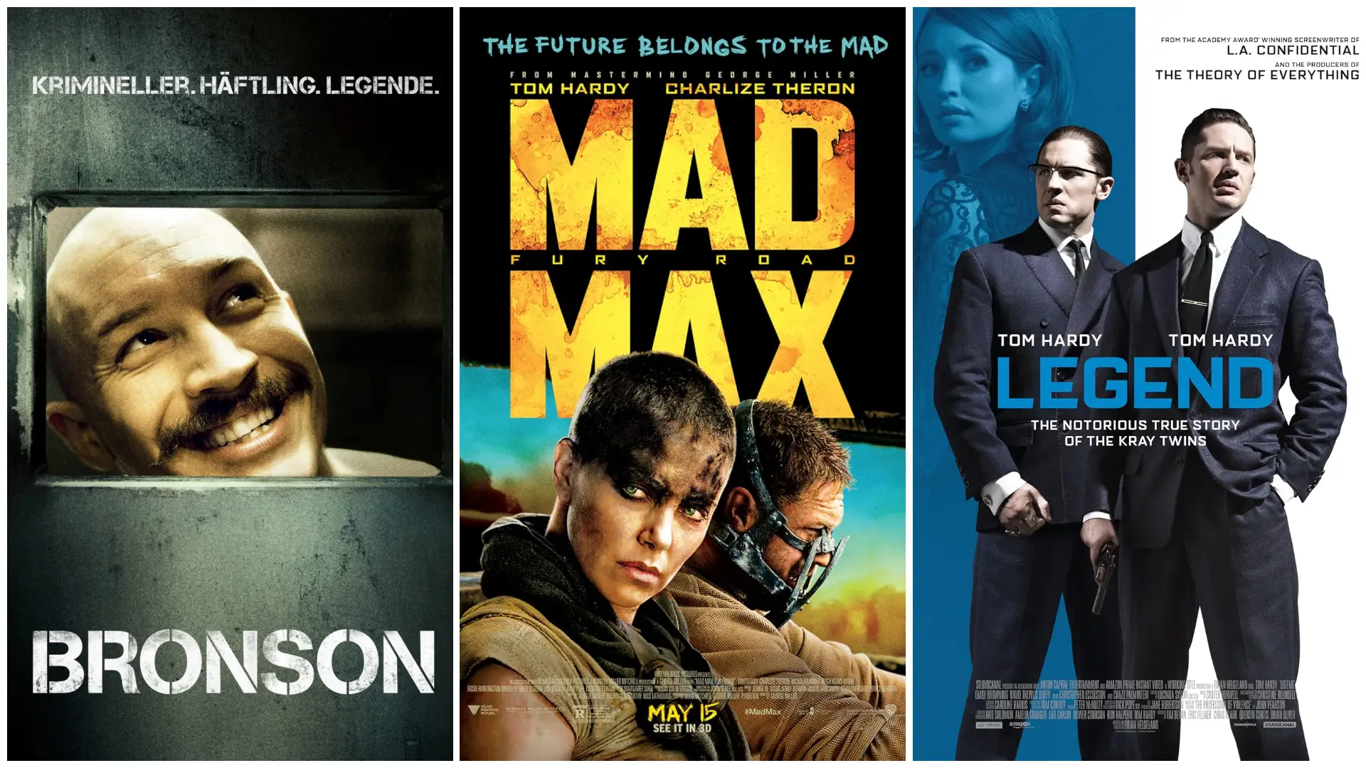 أفضل 15 فيلم لتوم هاردي على الإطلاق